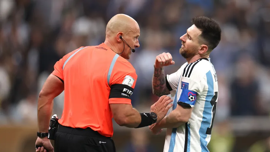 World Cup final referee responds to claims that Lionel Messi's extra-time goal should have been disallowed