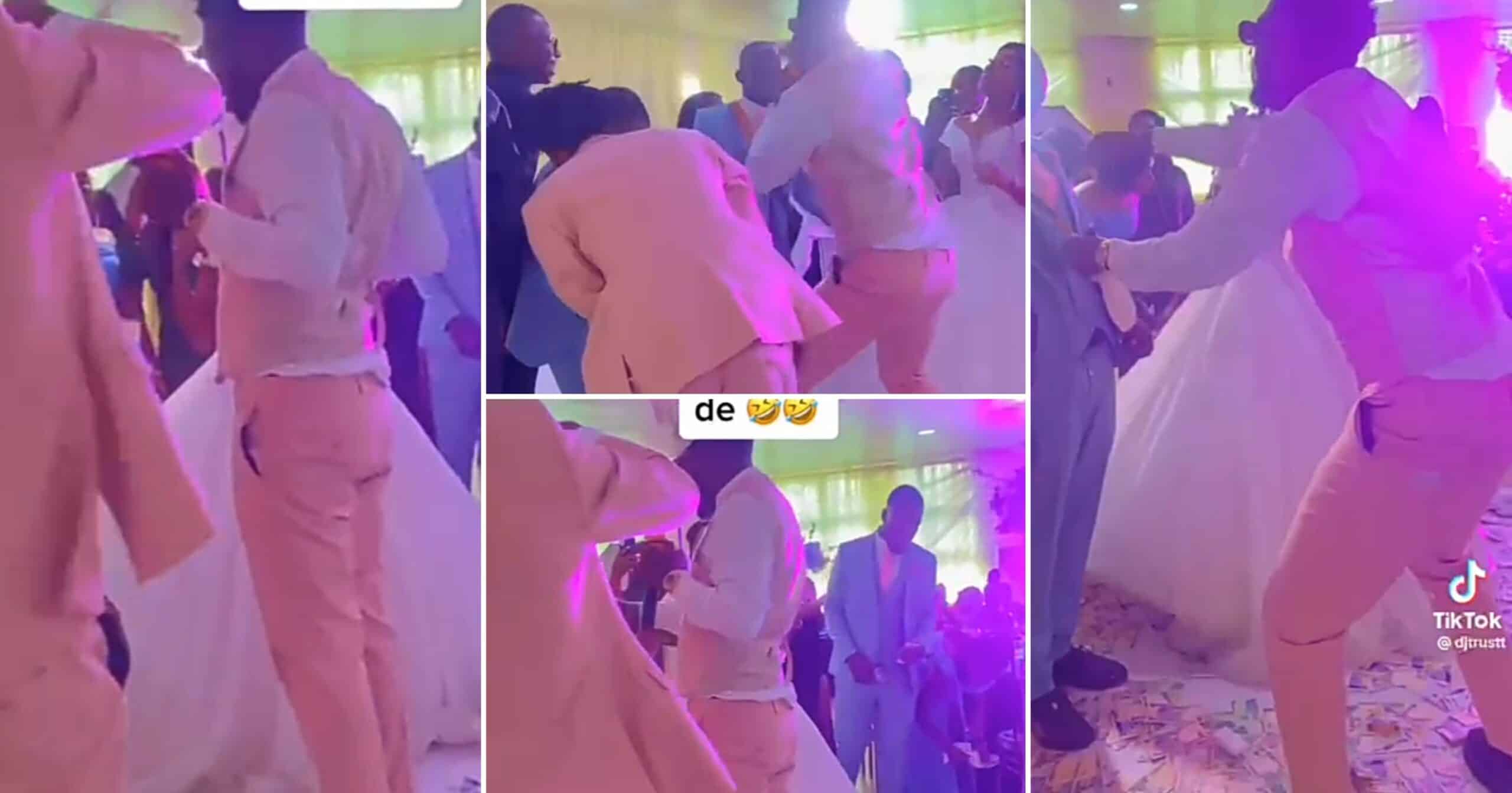Groom snatches microphone from MC, performs at his wedding