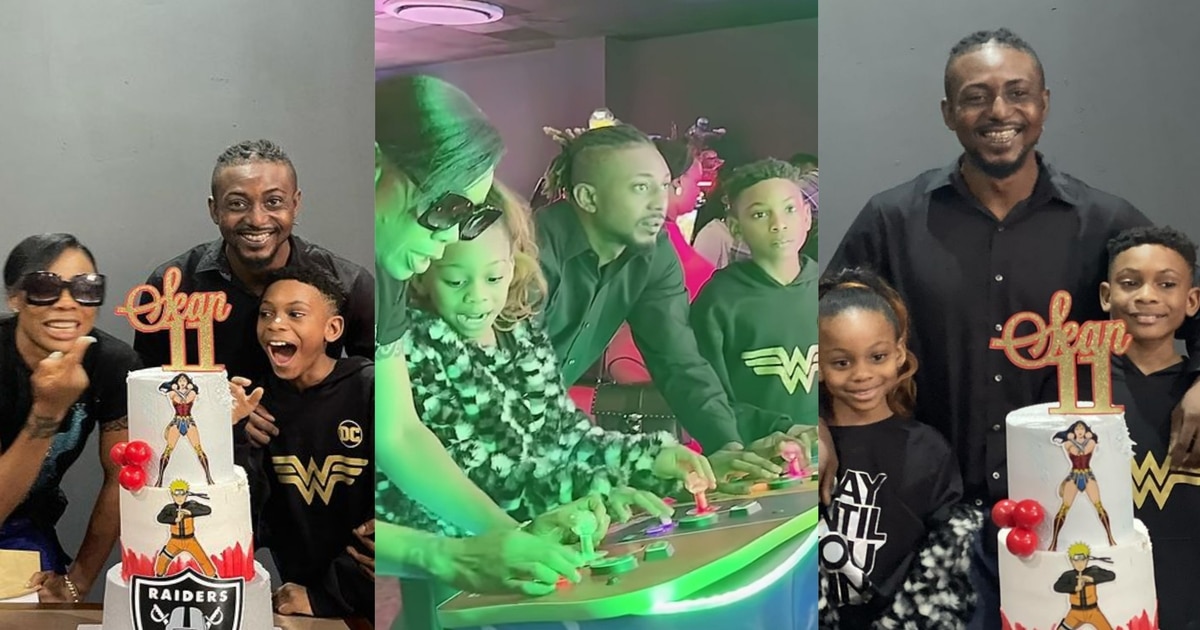 Kaffy reunites with ex-husband to celebrate their son's birthday (Video)