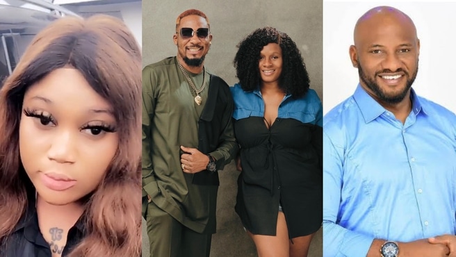 "Can you prove that you've never cheated on your wife?" – Lady berates Jr Pope for shading Yul Edochie (Video)