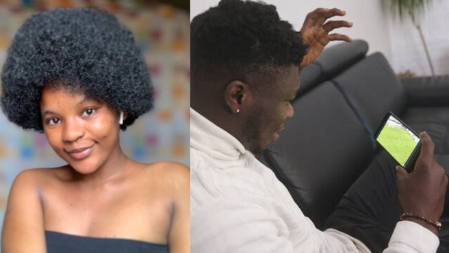 "I can't marry a man obsessed with football" – Lady declares; netizens react