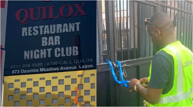 Lagos Gov't seals off Quilox club over noise pollution