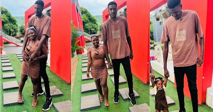 "Long-distance relationship" - Photos of very tall man and short wife