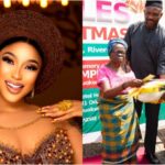 Tonto Dikeh hands out 1000 bags of rice to widows and single mothers as Christmas gift