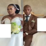 "I married my best friend don dey vex" – Reactions trail video of couple frowning on wedding day