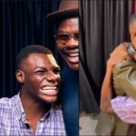 Emotional moment Falz and Mr Macaroni melt heart of differently-abled fan (Video)