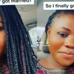 "Being single, my eyes saw shege; I'm finally Oga's wife" – Married lady insists marriage is an achievement (Video)