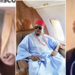 “Jehovah, what type of thing is this?” – Obi Cubana cries out as oyinbo man refuses to exit his live session (Video)