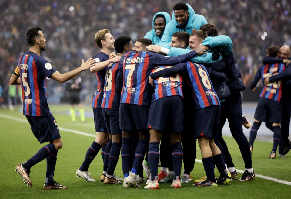 Barcelona defeats Real Madrid to win Super Cup trophy