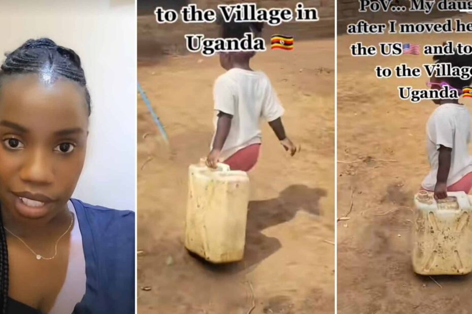 "From US to village" - Mother relocates to village with little daughter