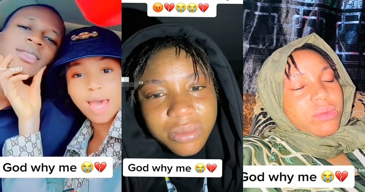 "Take care of him; he left me because of you" – Heartbroken lady tells ex-boyfriend's new girlfriend (Video)