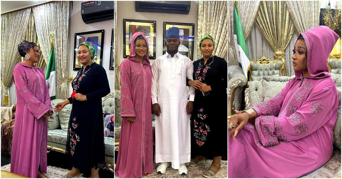 Phyna express joy as she meets Kogi State Governor and wife