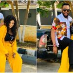 Uju Okoli reacts after fans called her out for striking a pose with Frederick Leonard