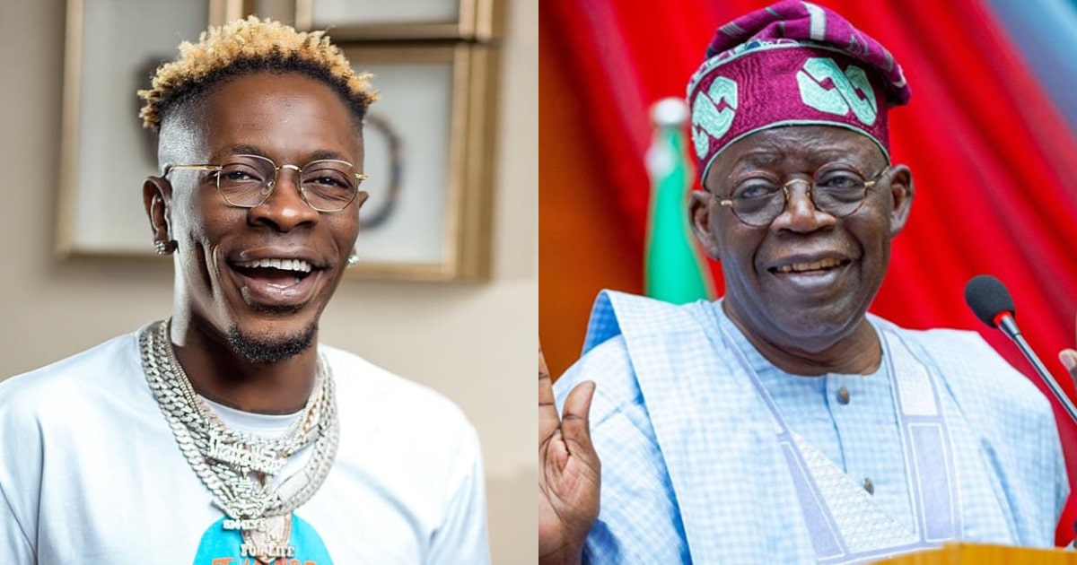 Shatta Wale writes open letter to Tinubu, accepts him as his father over lookalike comments