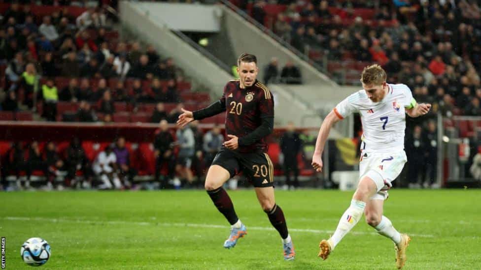 De Bruyne delivers a masterclass as Belgium defeats Germany