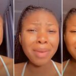 "I forgot" - Nigerian lady in tears as boyfriend dumps her for using his toilet without flushing after first visit (Video)