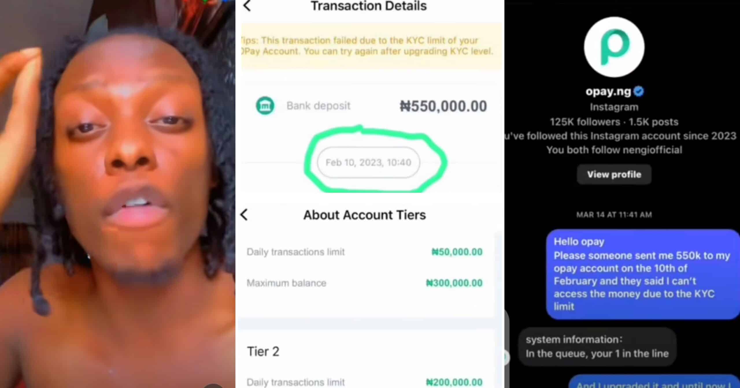Man calls out online bank for seizing his N550k since February