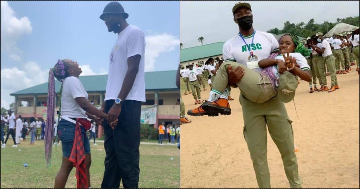 Tallest corper debunks claims of relationship with ex-colleague