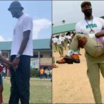 Tallest corper debunks claims of relationship with ex-colleague