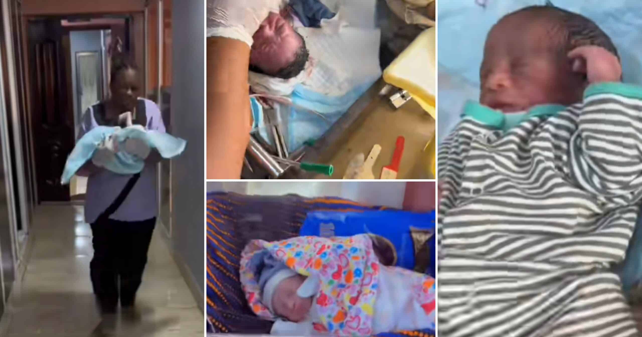 Video of nurses running with newborn triplets causes stir