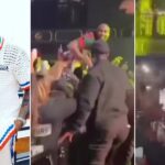 Bouncers struggle to save Davido from getting mobbed during a recent concert in New York