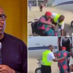Peter Obi arranges private jet for stranded elderly man (Video)