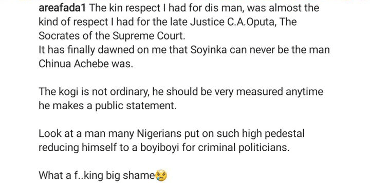 "Soyinka can never be the man Chinua Achebe was" – Charly Boy mocks Woke Soyinka over ‘Obidients’ comment
