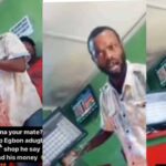 Man unleashes fury at betting shop as he demands refund after losing N50K (Video)