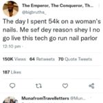 I paid N54k for a woman's nails