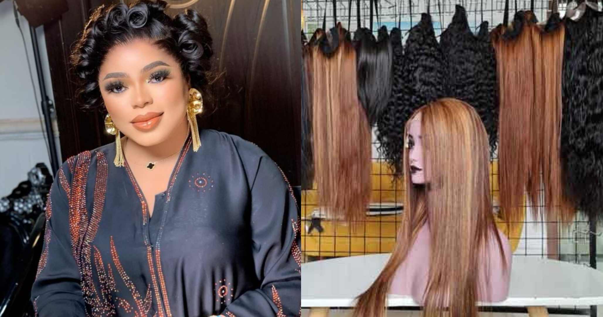 "I love hair, I'm a hair-freak; I own about 700 wigs" – Bobrisky brags (Video)