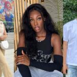 Peter Okoye's girlfriend, Ivy Ifeoma reacts as netizens calls her 'Hakimi's wife'
