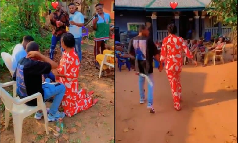 Simple traditional wedding between young lovers causes a stir (Video)