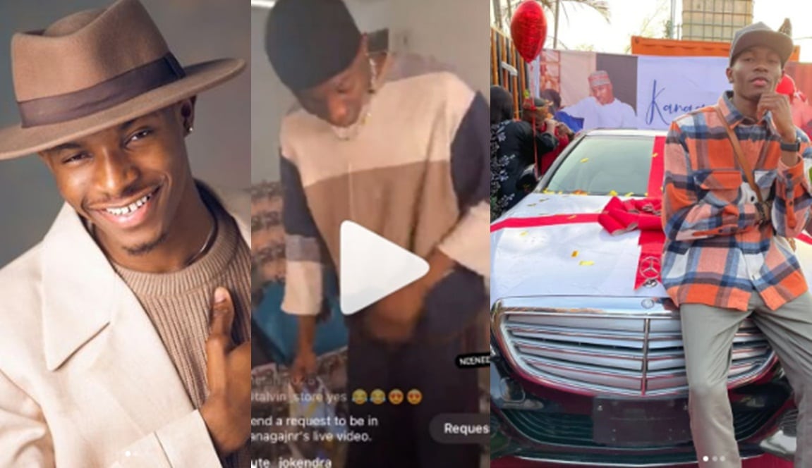 BBtitans’ Kanaga Jnr receives a Benz, N4.7m cash, 56 gift boxes and more birthday gifts from fans