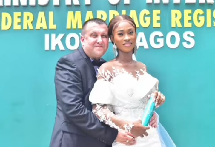 Foreigner Nigeria wed lover Ikoyi Registry