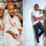 Netizens react to Mercy Aigbe’s mother's striking resemblance with her son