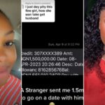 Nigerian lady stirs reactions after revealing how a stranger she met online gave her N1.5million