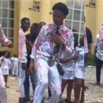 Moment medical graduate paints town red with joyful dance after 7 years in university(Video)