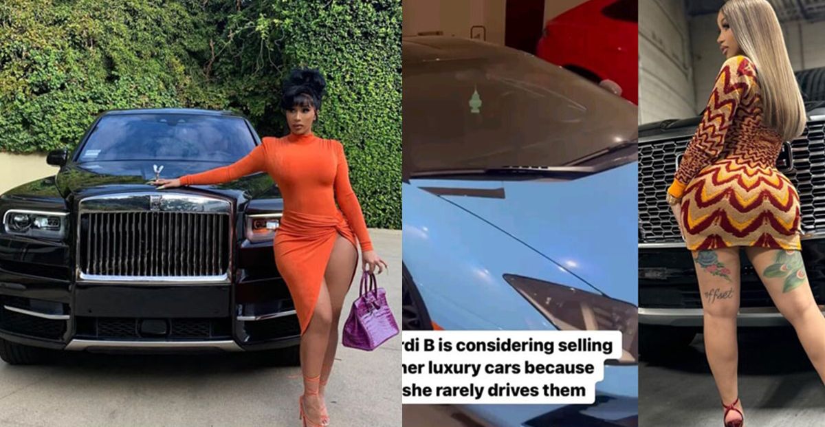 Cardi B considers selling her exotic cars because she rarely drives them