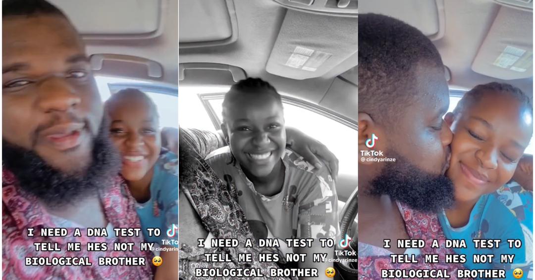 “I am obsessed with my brother” — Lady shares loved-up video
