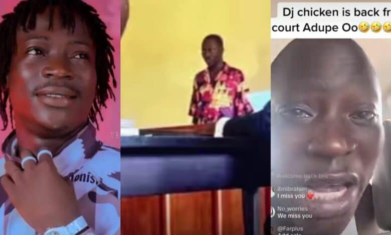 "I am just coming from court, they tried to lock me up" – DJ Chicken bursts into tears after ex-girlfriend dragged him to court (Video)