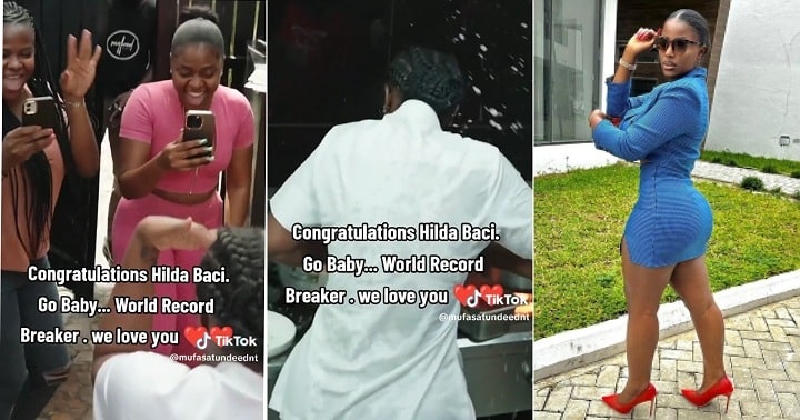 "She too set" - Hilda Baci dances after breaking Guinness record
