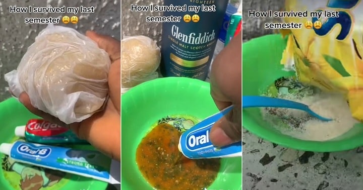 University student hides soup inside toothpaste tubes (Video)