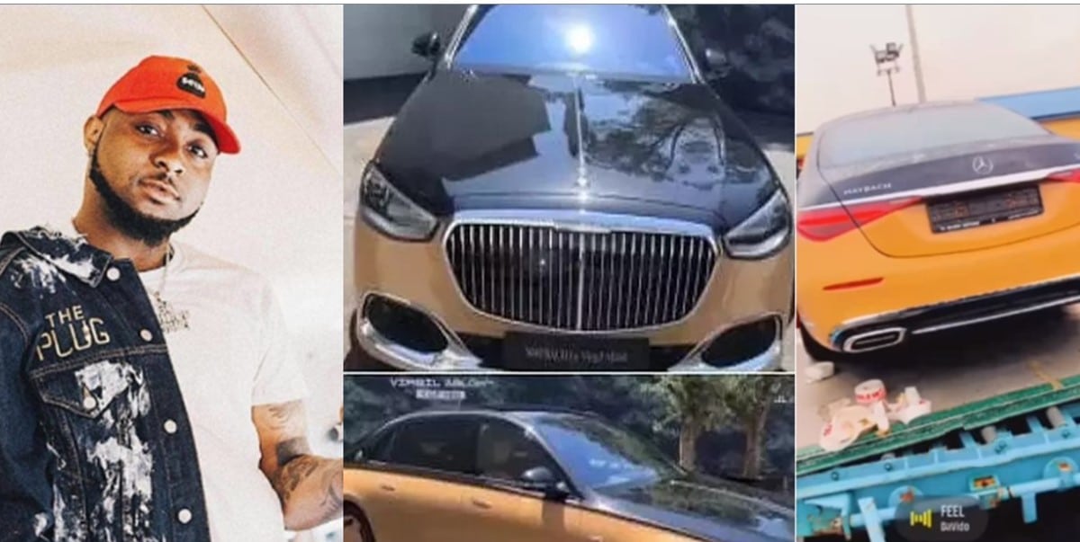 Davido reportedly ships 2023 Maybach to Lagos (Video)