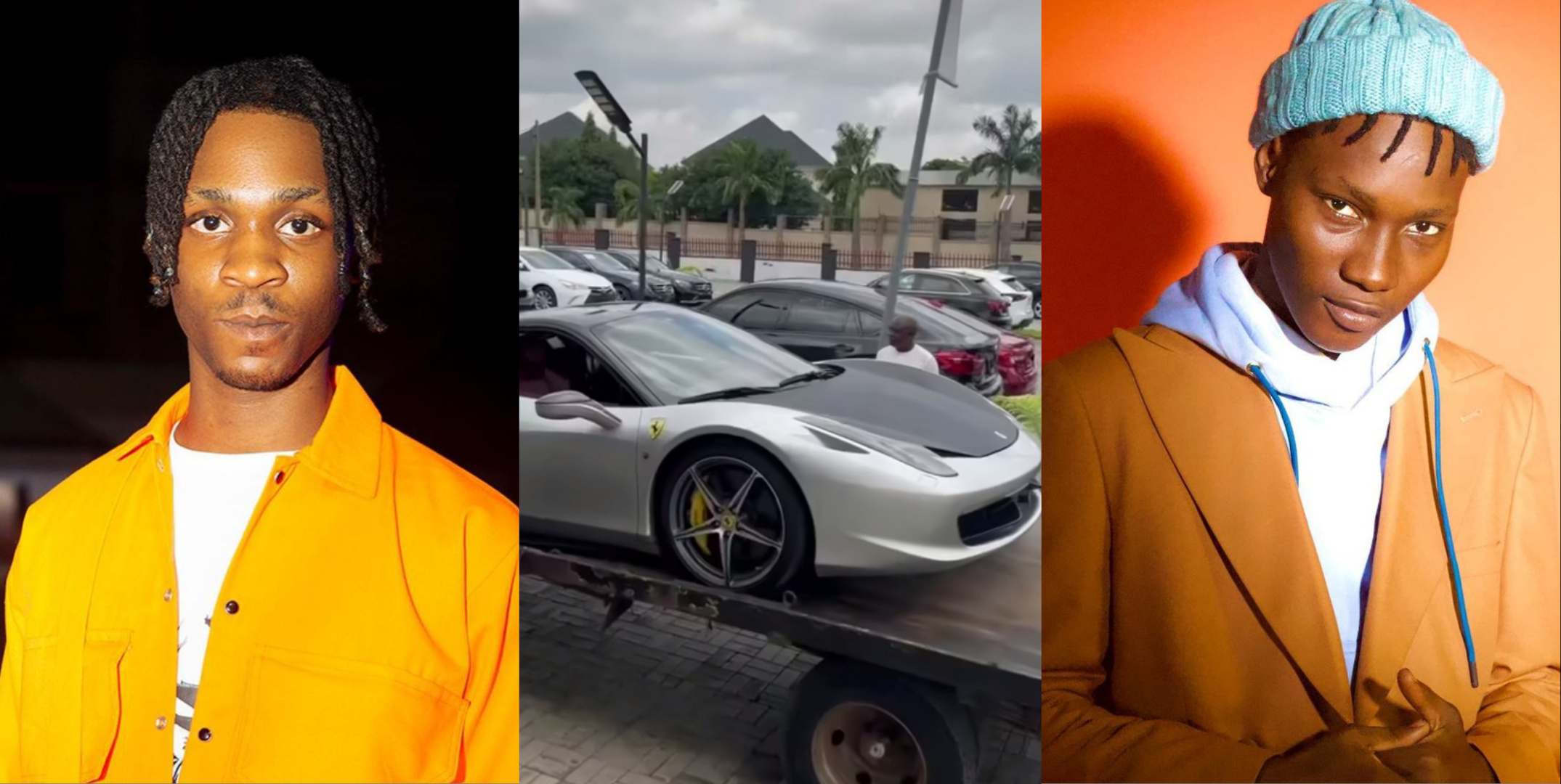 "Another daddy's property; second user" – Lil smart disses Zinoleesky's new Ferrari