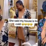 I can't stay - Woman complains to Bobrisky after visiting his house