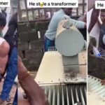 Man nabbed after he singlehandedly stole community transformer