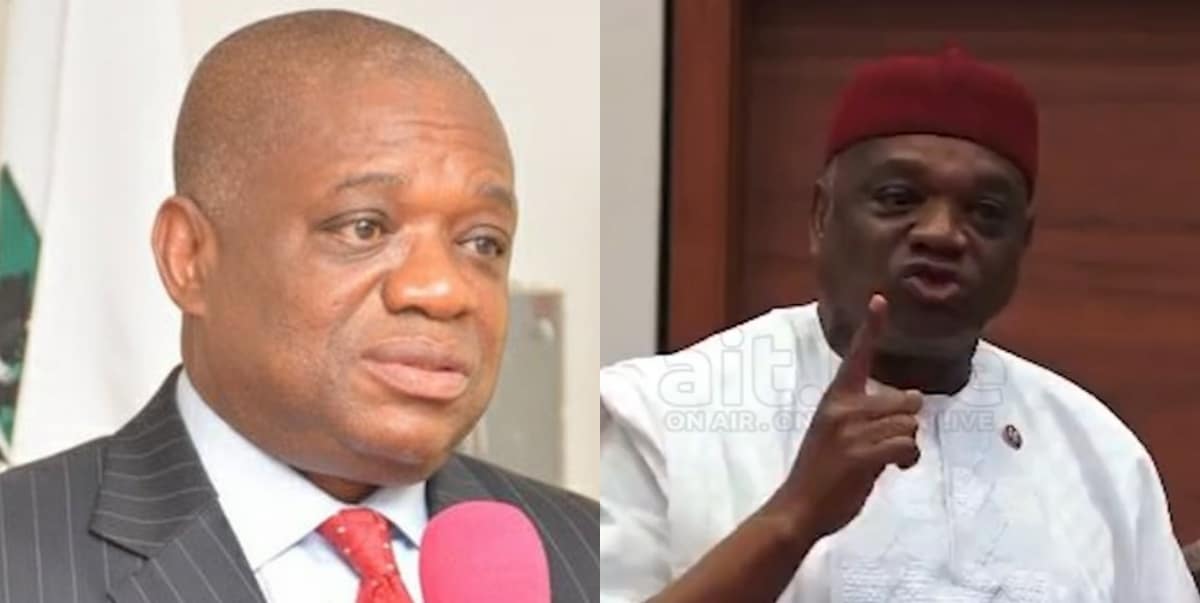 "I'm not a thief", Orji Kalu cries at valedictory session to mark end of 9th Senate (Video)