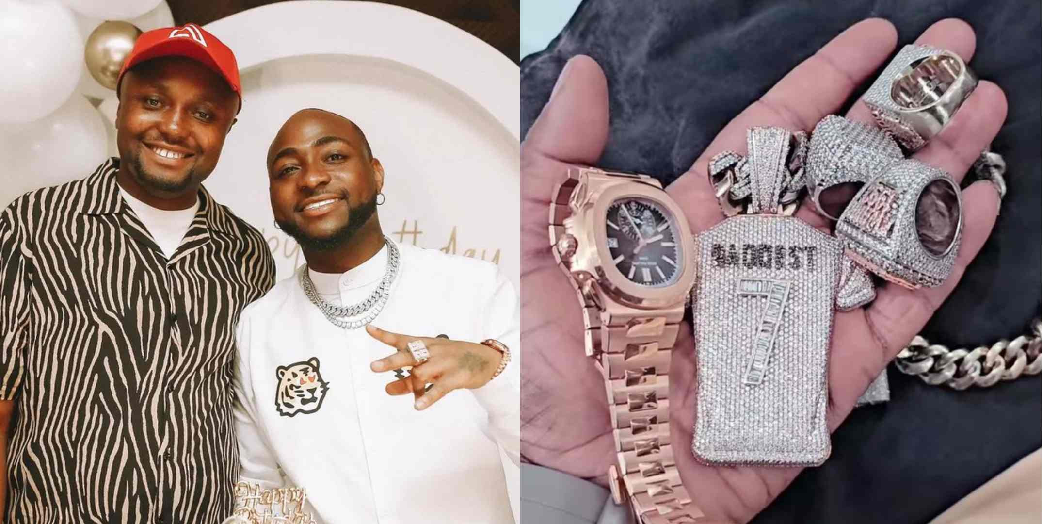 Israel DMW brags as he shows off Davido's luxury jewelry
