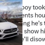 Dad threatens to disown son over new 2018 Mercedes Benz
