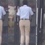 "OPM pastor don wise" - Reactions as another chicken republic security officer spotted dancing on duty (Video)